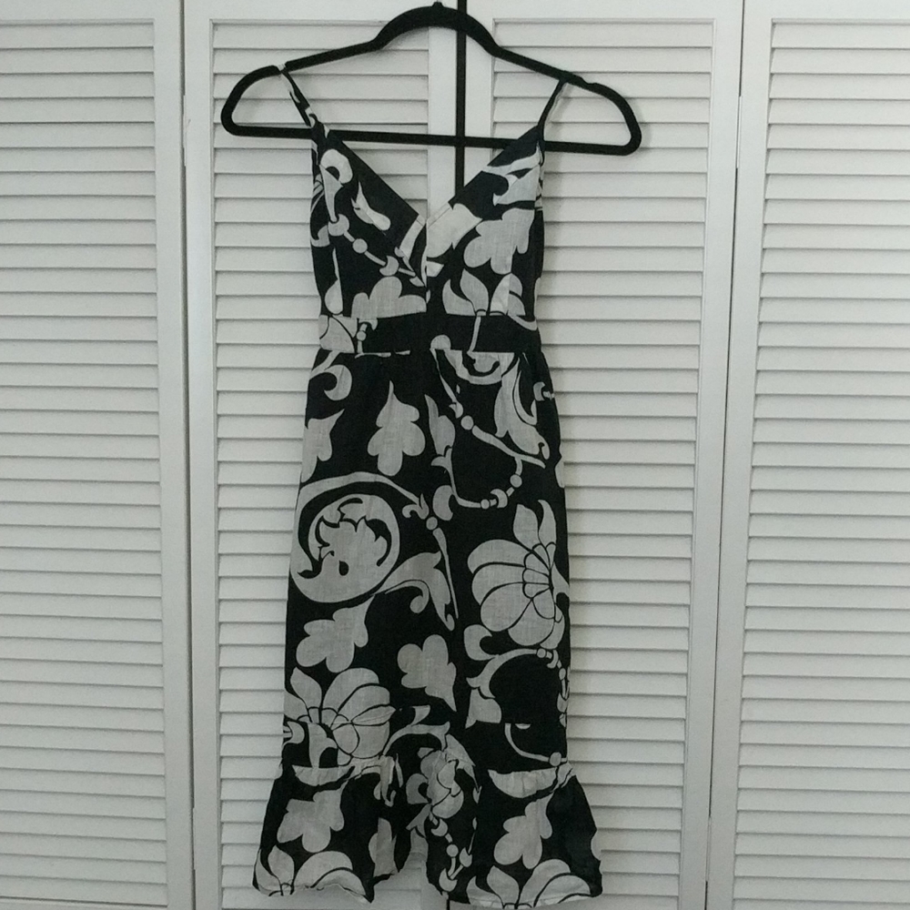 Black and white dress